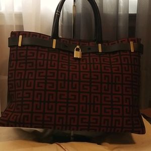 Vintage. Givenchy. Canvas Tote